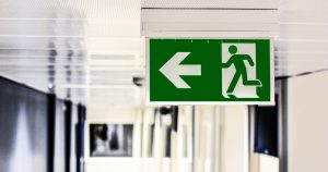 QLD Work Health and Safety Law-blog-exit-sign
